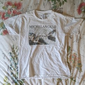 Michelangelo graphic tee